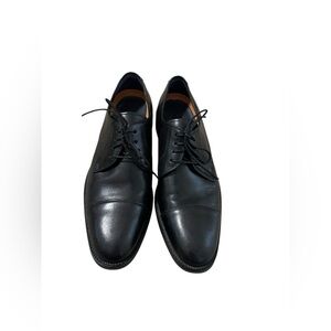 Cole Haan Lenox Hill Cap Toe Black Leather Lace Up Oxford Grandos Shoes Size 10